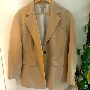Medium size 42 oversized khaki cream blazer H&M